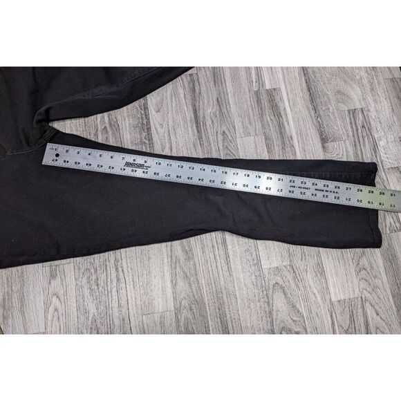 A.N.A. A New Approach Womens Size 12 Pockets Straight Leg Black Denim Jeans - Picture 9 of 11